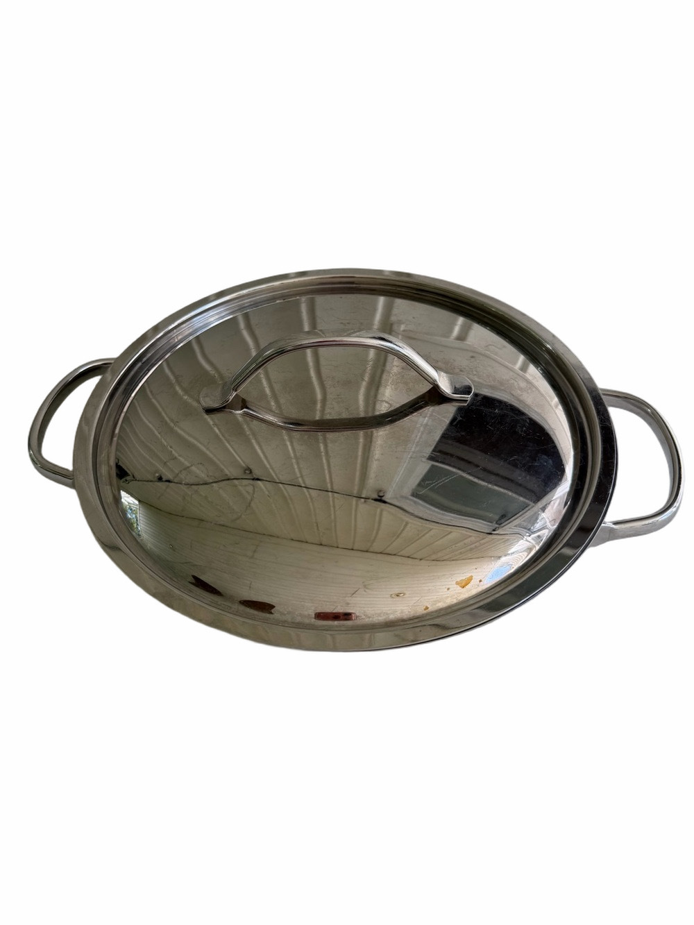 Cuisinart Gratin Pan 9.5β 18/10 Stainless Steel 1993 With Lid Model 925-24